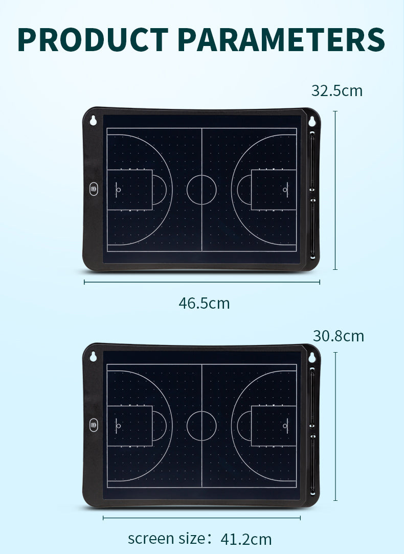 LCD basketball coaching board Electronic Training board soccer basketball training equipment 15/20 inches LCD basketball coaching board Electronic Training board soccer basketball training equipment 15/20 inches